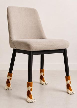 Носочки-чехлы на ножки стула и стола chair socks 11 х 3,5 см защита пола 4 шт.