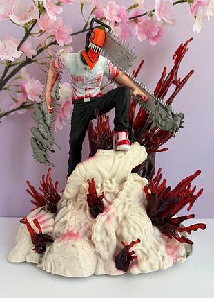 Фигурка денджи - человек-бензопила chainsaw man