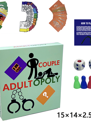 Настольная игра для взрослых adultopoly монополия эротическая на английском для двух игры для взрослых 18+