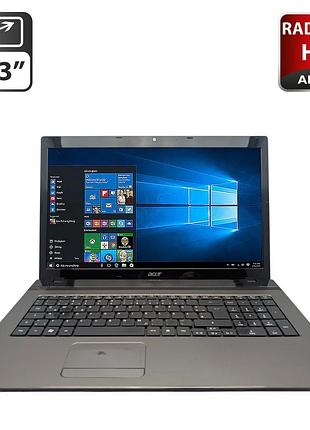 Ноутбук acer aspire 7750g / 17.3" (1600x900) tn / intel core i5-2410m (2 (4) ядра по 2.3 - 2.9 ghz) / 8 gb ddr3 / 750 gb hdd / amd