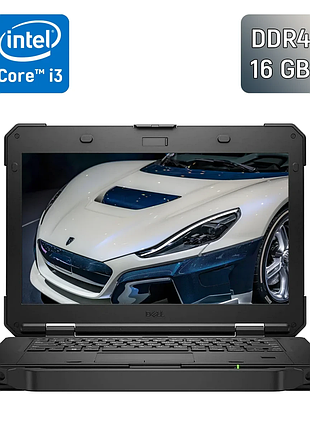 Защищенный ноутбук dell latitude 5420 rugged / 14" (1920x1080) ips / intel core i3-7130u (2 (4) ядра по 2.7 ghz) / 16 gb ddr4 /