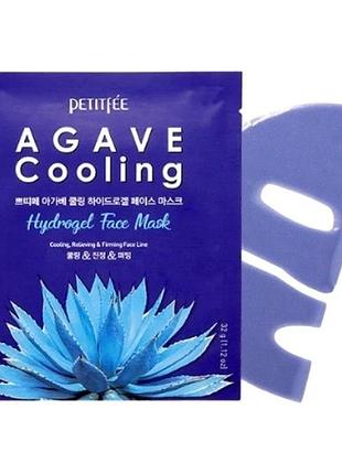 Гидрогелевая охлаждающая маска для лица с экстрактом агавы petitfee & koelf agave cooling hydrogel face mask 5 шт