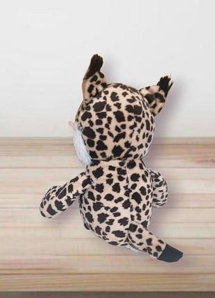 Мягкая игрушка рысь - kinder, 25 см 3