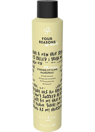 Лак сильної фіксації для створення укладки fourreasons original strong styling hairspray 300 мл