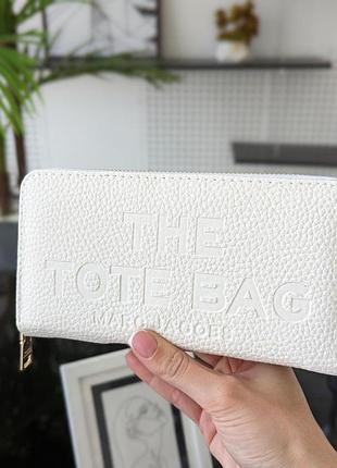 Кошелек от marc jacobs для девушки женский портмоне 20х11х3 см на молнии кожаный кошелек марк джейкобс