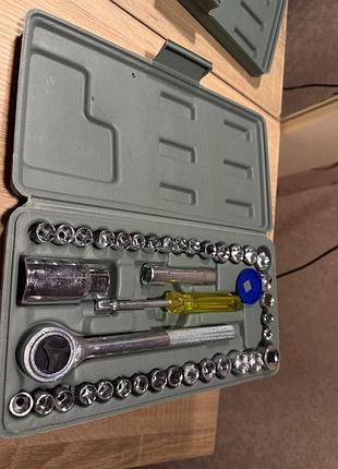 Ручной инструмент aiwa 40 pcs combination socket wrench set 3