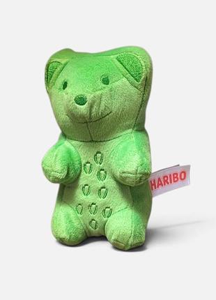 Мягкая игрушка haribo goldbear - зеленый мармеладный мишка, 18 см