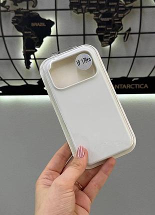 Чохол silicone case чохол з мікрофіброю для iphone 17 pro,чохол-накладка для айфон 17 pro (білий)