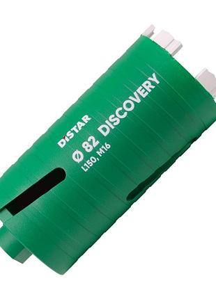 Сверло алмазное distar discovery 82x150-6xm16 по бетону/кирпичу (10216025056)
