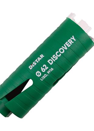 Сверло алмазное distar discovery 62x150-5xm16 по бетону/кирпичу (10216025054)