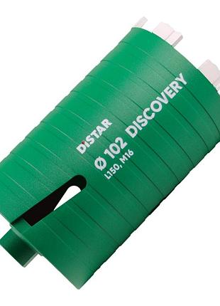 Сверло алмазное distar discovery 102x150-7xm16 по бетону/кирпичу (10216025058)