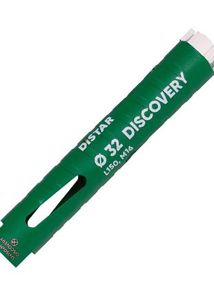 Сверло алмазное distar discovery 32x150-3xm16 по бетону/кирпичу (10216025052)