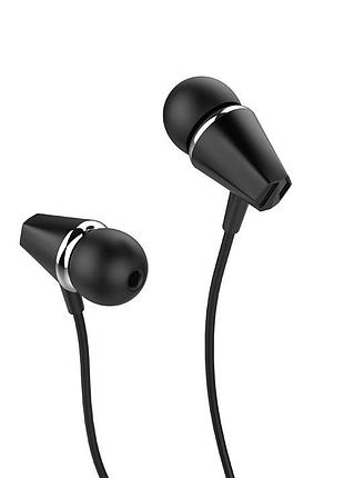 Навушники дротові hoco m34 (3.5mm) black