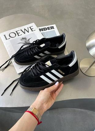 Женские кроссовки адидас специал adidas spezial black white 37