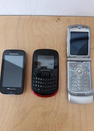 Від 550 шт ретро-телефони (sony ericsson, samsung, alcatel)