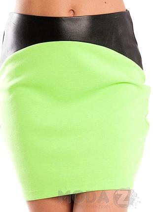 Юбка vero moda 10096333*43 женск. салатовый m (68 946)