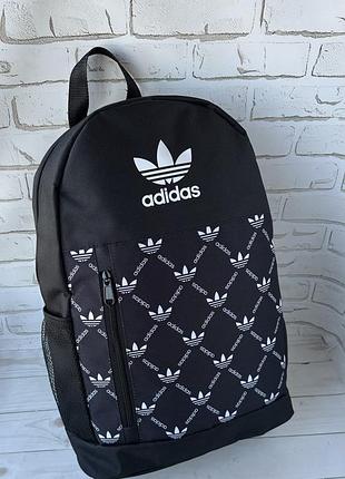 Спортивный тканевый черный рюкзак adidas