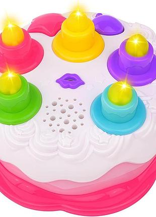 Игрушка-торт love&mini pretend birthday cake - музыкальная игрушка-торт для девочек от 18 месяцев