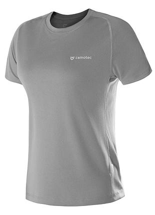 Футболка pani fitpro женская спортивная coolpass antistatic pro серая