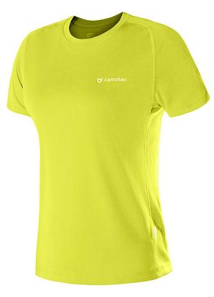 Футболка pani fitpro жіноча спортивна coolpass antistatic pro лимонна 2xl
