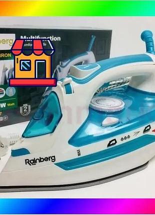 Bs электрический паровой утюг best mix rainberg rb-6307 с керамической подошвой 3200вт, паровой утюг-о bas77/n