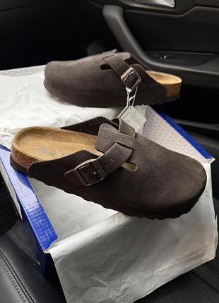 Шльопанці ортопедичні жіночі чоловічі клоги birkenstock boston біркеншток, клоги, сабо.