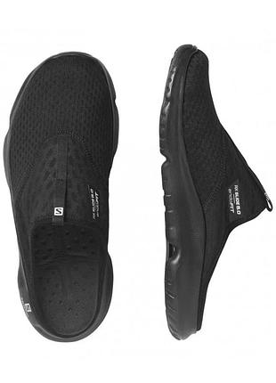 Шикарнит мужские тапочки salomon relax slide цвет черный.