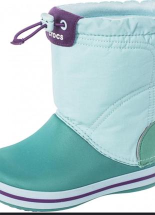 Дитячі зимові чоботи crocs,30-31 розмір
