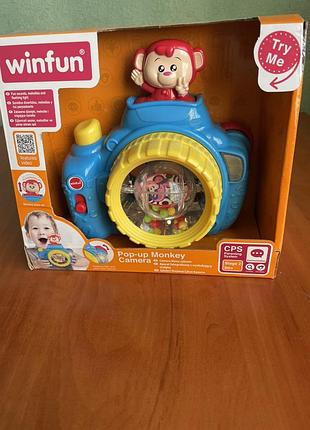 Игрушечный фотоаппарат pop-up monkey camera от winfun 510 грн.