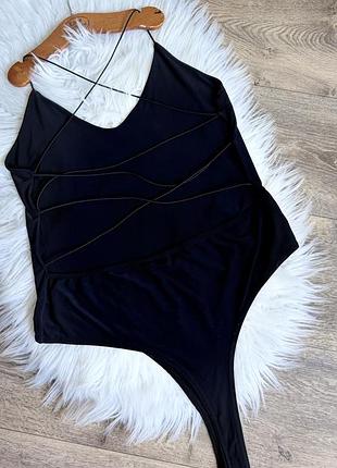 Стильний боді з оголеною спинкою, xl