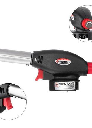 Горелка газовая с пьезоподжигом intertool gb-0020