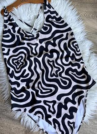 Суцільний стильний купальник, xl