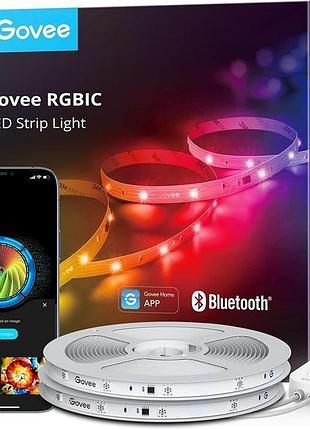 Светодиодные ленты govee rgbic h617e 20m, светодиодные светильники для спальни, управление приложением