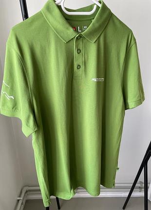 Чоловіче поло engelbert strauss e.s. polo cotton deluxe l 100% бавовна салатове