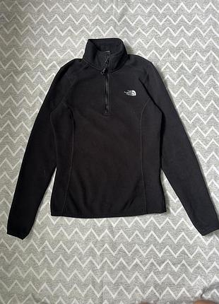 Чорний флісовий пуловер the north face на хлопчика