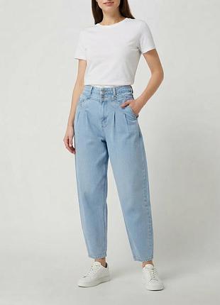 Balloon jeans — тренд літа»«🤍 світло-блакитні джинси банани»«👖 lovest  туреччина s, m