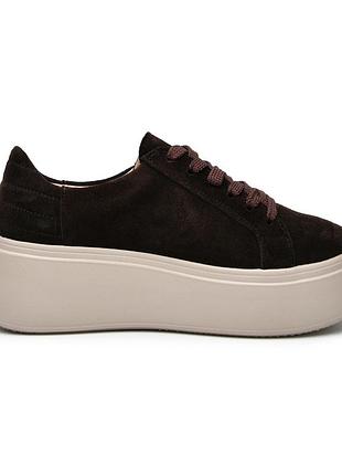 Женские кеды низкие itstyle коричневые 39 25 см (50712)
