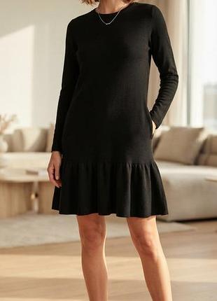 Теплое платье zara