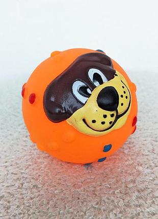 Игрушка для собак dogclub dogbaby мяч со звуком 7 см orang