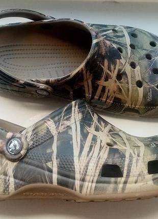 Мужские шлепанцы кроксы crocs (оригинал)