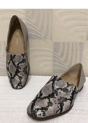 Нові шкіряні туфлі-лофери clarks pure tone 2в1, розмір 39-39.5 (устілка 24.5 см)