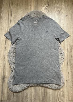 Базова nike сіра футболка