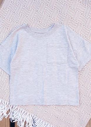 Базовая футболка свободного кроя на мальчика 4-5 лет 🦝