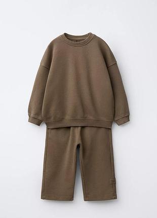 Костюм світшот штани wide зара 5(110)