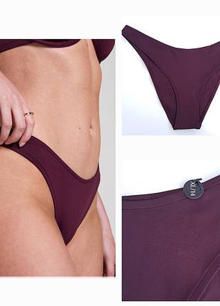 Плавки женские hunkemoller xl неопрен винного цвета