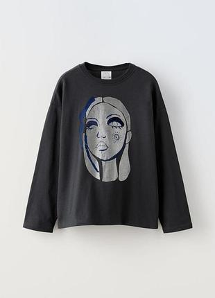 Лонгслив zara для девочки