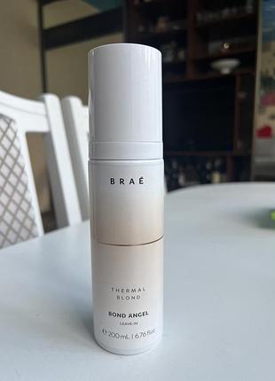 Напівпрозорий термозахисний флюїд braé bond angel thermal blond leave-in розроблений спеціально для захисту світлого волосся
