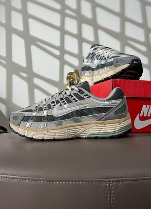 Nike p-6000 grey beige green