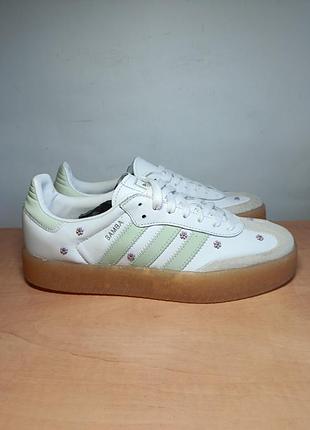 Жіночі шкіряні кросівки adidas originals sambae w 40р.