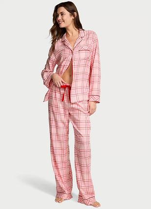 Піжама фланель victoria’s secret розмір s, m. вікторія сікрет